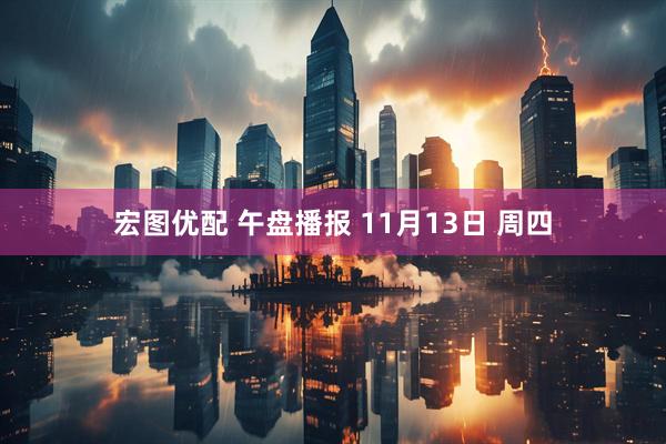 宏图优配 午盘播报 11月13日 周四